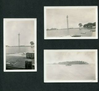 Vintage 1930 Photos Put In Bay Ohio Perry Monument 985087
