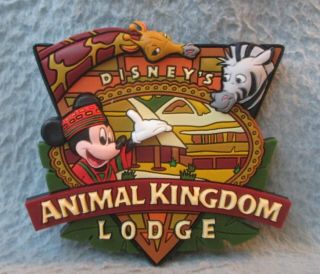 Disney World Animal Kingdom Lodge Florida Laser Cut 3d Rubber Magnet Souvenir