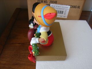 Disney Pinocchio Christmas Garland Stocking Holder Figaro Black Cat 2