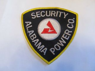 Plant Protection Alabama State Power Company Security Police Patch