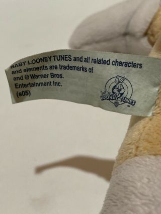 Baby Looney Tunes Six Flags Plush Bunny Lola Girl Rabbit Stuffed Animal 15”,  9” 3