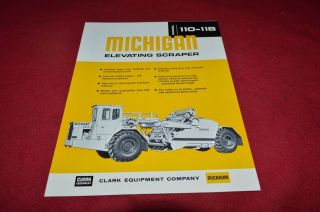 Michigan 110 - 11b Elevating Scraper Dealers Brochure Rpmd