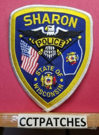 Sharon,  Wisconsin Police Shoulder Patch Wi