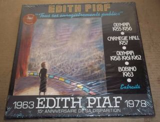 Edith Piaf Tous Ses Enregistrements Publics - Emi 2c 162 - 160 - 16040/1/2/3