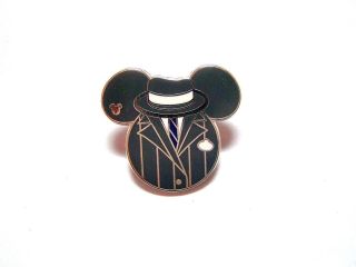 Disney Pin Hidden Mickey Icon Cast Member Costumes Completer - Gangster [129284]