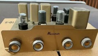 Vintage Meissner Model 9 - 1160 Vacuum Tube Amplifier 6v6gt Project Guitar Amp