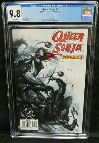 Queen Sonja 3 (2009) Dynamite Stunning Lucio Parrillo Cover Cgc 9.  8 U713