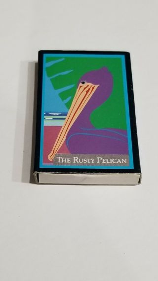 Vintage 19 Matches In Match Box The Rusty Pelican Ca Wa Tx Az Il Mo