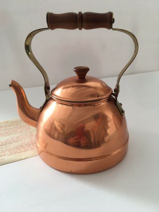 Copper Tea Kettle Made In Portugal