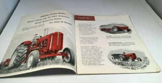 1958 Massey Harris 555 Tractors & Equipment Full Line Sales Brochure 2
