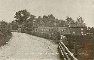 Rp Old Lakenham Martineau Lane Street Scene Norwich Norfolk Posted 1922