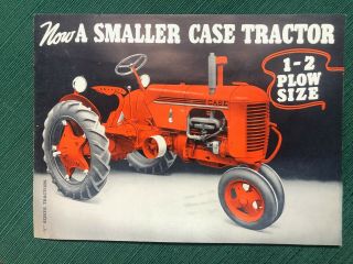 Case Model " Vc  V " Tractor Sales Brochure