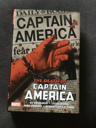 Marvel Death Of Captain America Omnibus Hardcover By Ed Brubaker