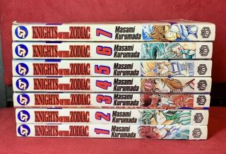 Knights Of The Zodiac,  Vols.  1 2 3 4 5 6 7,  Masami Kurumada,  English Manga