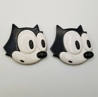 Vintage Felix The Cat Refrigerator Magnets From 1988