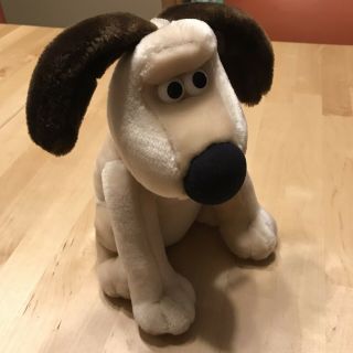 Vintage 1989 Wallace & Gromit Plush Dog,  10 " Born To Play