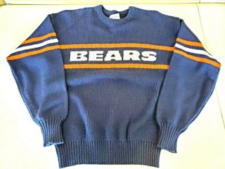 Vtg 80’s Chicago Bears Cliff Engle Mike Ditka Sweater Costume Nfl Medium?