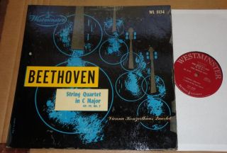 Vienna Konzerthaus Quartet Beethoven String Quartet Op.  59/3 Westminster Wl 5134