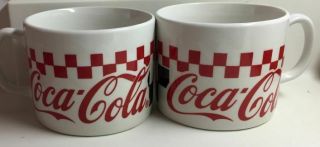 4 Four Gibson China Coca Cola 1996 Mug/soup Bowl Cup