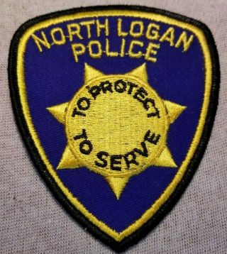 Ut North Logan Utah Police Patch
