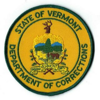State Of Vermont Vt Department Of Corrections Doc Patch -