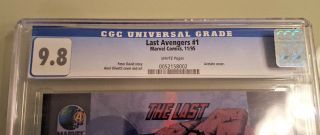 Last Avengers 1 & 2 (The Last Avengers Story) - CGC 9.  8 - White Pages 2