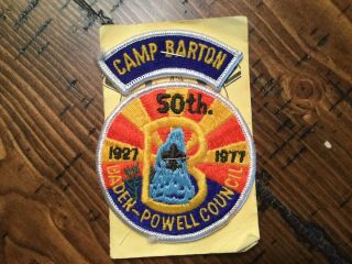 Baden - Powell Merged Council Old 50th Anniversary Cp Boy Scout Patch