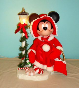Mickey Unlimited Santa’s Best 21” Minnie Mouse Christmas Animated Figure Disney