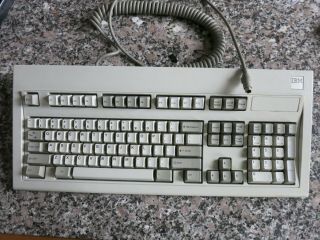 Vintage 1986 Ibm Model M Clicky Keyboard 1390120 With Ps/2 Removable Cable