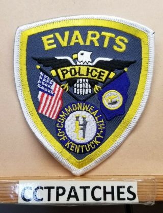 Evarts,  Kentucky Police Shoulder Patch Ky