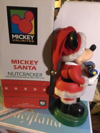 Disney ' s Mickey Santa 12” Decorative Nutcracker - Kurt S.  Adler, 2