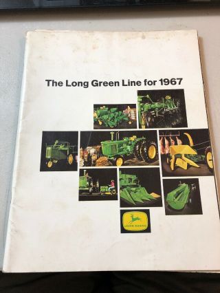 John Deere The Long Green Line For 1967 Dealer’s Brochure (96 Pages)