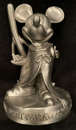 Disneyana Convention 1994 Sorcerer Mickey Pewter Le Figurine Mib