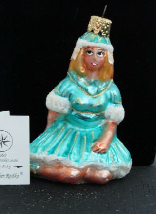 Christopher Radko Snow Fairy Nutcracker Suite Iii Ornament Retired 1997