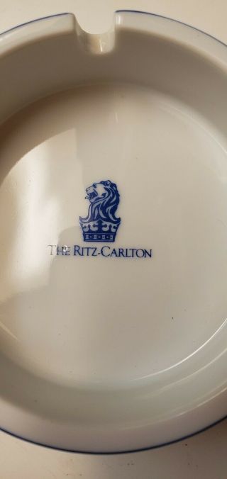 Hotel RITZ CARLTON Lion Logo Ashtray 2