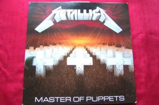 Metallica : Master Of Puppets.  2007 Uk Vinyl Remaster W/lyric Sheet.  (universal)
