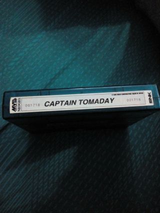 Captain Tomaday Mvs Cart Neo Geo Snk