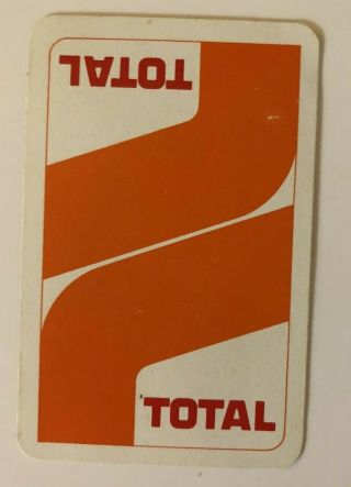 One Vintage Playing Card Advertisement Total Joker 2