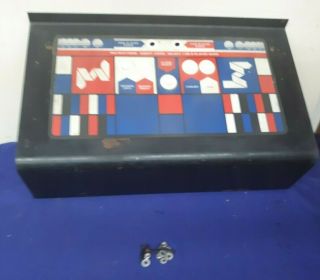1979 Atari Asteroids Upright Arcade Game Control Panel W Leaf Switch Buttons