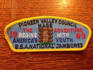 1989 Jsp Pioneer Valley Council Yellow Border
