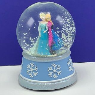 Walt Disney Frozen Snowglobe Elsa Anna Ana Snowdome Water Ball Let It Go Musical
