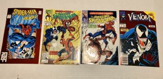 The Spider - Man 361,  First Appearance Of Carnage, .  Plus 3 Other Comics