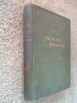 C1890 - Pride And Prejudice - Jane Austen - 129 Yrs Old - Vintage Collectable