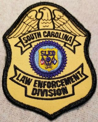 Sc South Carolina Law Enforcement Division Sled Patch