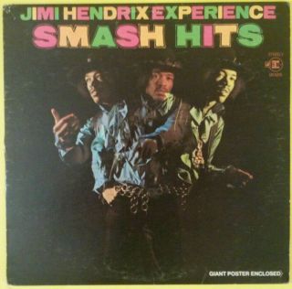 Jimi Hendrix Experience - Smash Hits (1969 Two - Tone Reprise W/poster) Vg,  /vg,