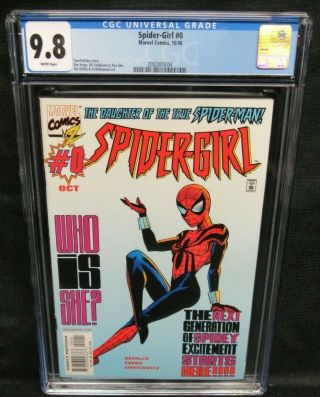 Spider - Girl 0 (1998) What If 105 Homage Cgc 9.  8 White Pages F109