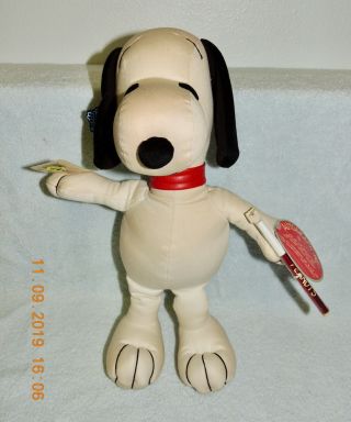 Rare Vintage Snoopy Autograph Doll With Pen & Tags From Applause