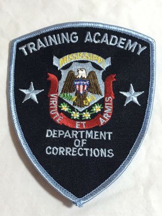 Mississippi Department Of Corrections Training Academy Police Large Patch