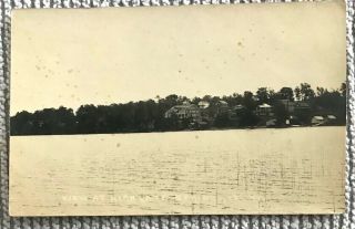 Highgate Springs,  Vt.  A 1928 Real Photo Of The Platts 