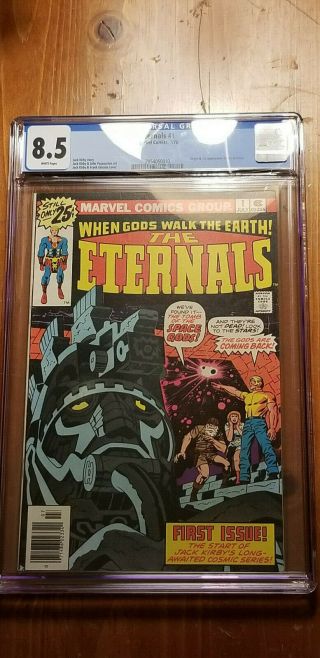 Eternals 1 1976 Marvel Comics 1st App&origin Eternals Cgc Graded 8.  5 Wp